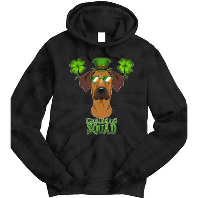 happy St. Patricks Day Rottweiler Shenanigans apparel Tie Dye Hoodie