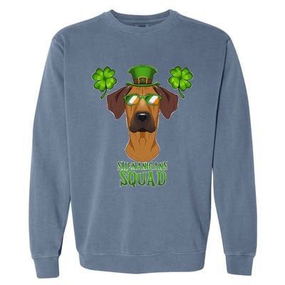 happy St. Patricks Day Rottweiler Shenanigans apparel Garment-Dyed Sweatshirt