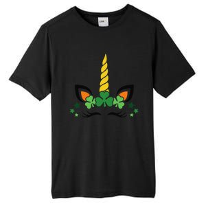 Happy Saint Patrick's Day Irish Face Lucky Charm Paddy's Day Tall Fusion ChromaSoft Performance T-Shirt