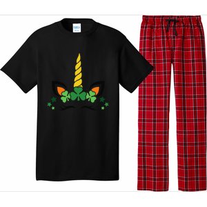 Happy Saint Patrick's Day Irish Face Lucky Charm Paddy's Day Pajama Set