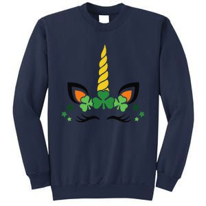 Happy Saint Patrick's Day Irish Face Lucky Charm Paddy's Day Sweatshirt