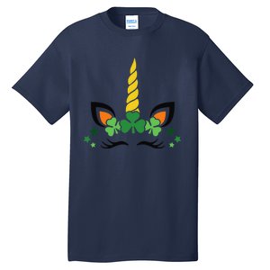 Happy Saint Patrick's Day Irish Face Lucky Charm Paddy's Day Tall T-Shirt