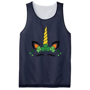 Happy Saint Patrick's Day Irish Face Lucky Charm Paddy's Day Mesh Reversible Basketball Jersey Tank