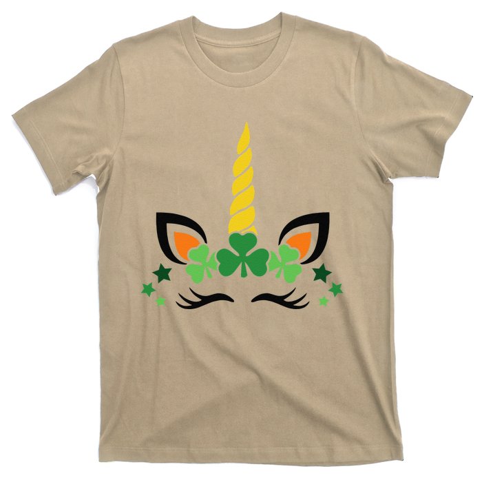 Happy Saint Patrick's Day Irish Face Lucky Charm Paddy's Day T-Shirt