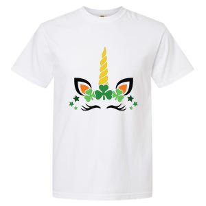 Happy Saint Patrick's Day Irish Face Lucky Charm Paddy's Day Garment-Dyed Heavyweight T-Shirt