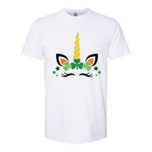 Happy Saint Patrick's Day Irish Face Lucky Charm Paddy's Day Softstyle CVC T-Shirt