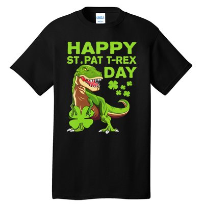 Happy St Pat Trex Day Dino St Patricks Day Tall T-Shirt