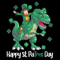 Happy St Patrex Day Leprechaun Impact Tech Backpack