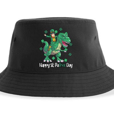 Happy St Patrex Day Leprechaun Sustainable Bucket Hat