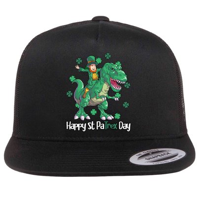 Happy St Patrex Day Leprechaun Flatbill Hat
