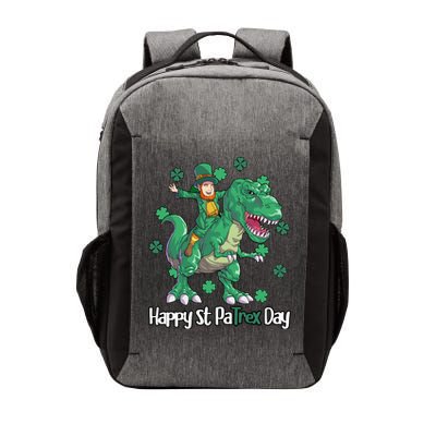 Happy St Patrex Day Leprechaun Vector Backpack