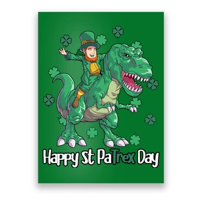 Happy St Patrex Day Leprechaun Poster