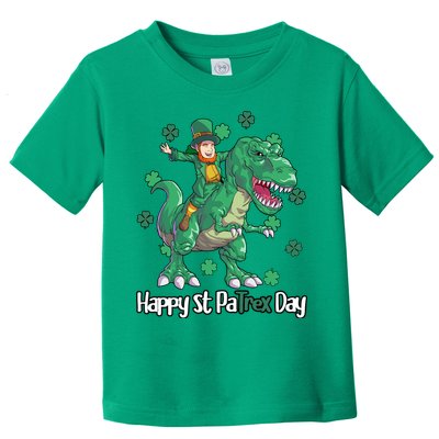 Happy St Patrex Day Leprechaun Toddler T-Shirt