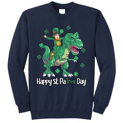 Happy St Patrex Day Leprechaun Tall Sweatshirt