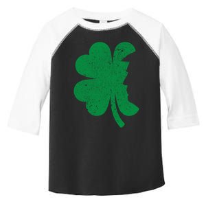 Happy St PatrickS Day Clover Leaf Trump Distressed Toddler Fine Jersey T-Shirt