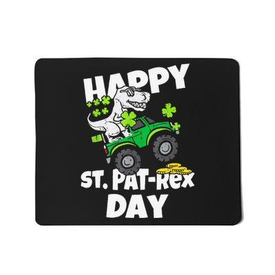 Happy St Pat T Rex Day Cute Dinosaurus St Patrick's Day Mousepad