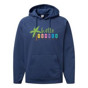 Hello Summer Popsicles Tropical Performance Fleece Hoodie