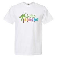 Hello Summer Popsicles Tropical Garment-Dyed Heavyweight T-Shirt