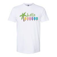 Hello Summer Popsicles Tropical Softstyle CVC T-Shirt