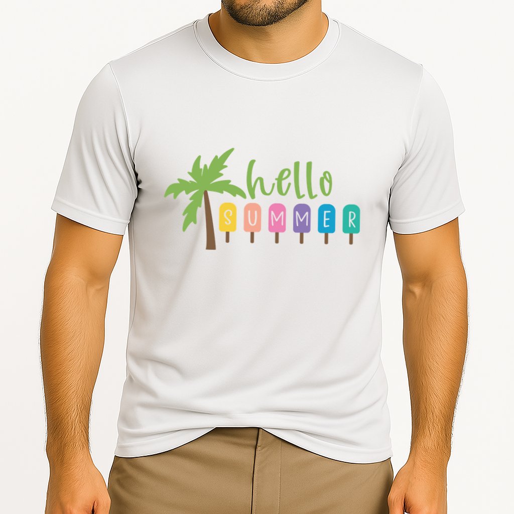 Hello Summer Popsicles Tropical Performance Shirt
