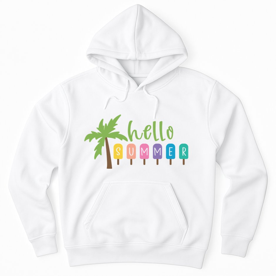 Hello Summer Popsicles Tropical Hoodie