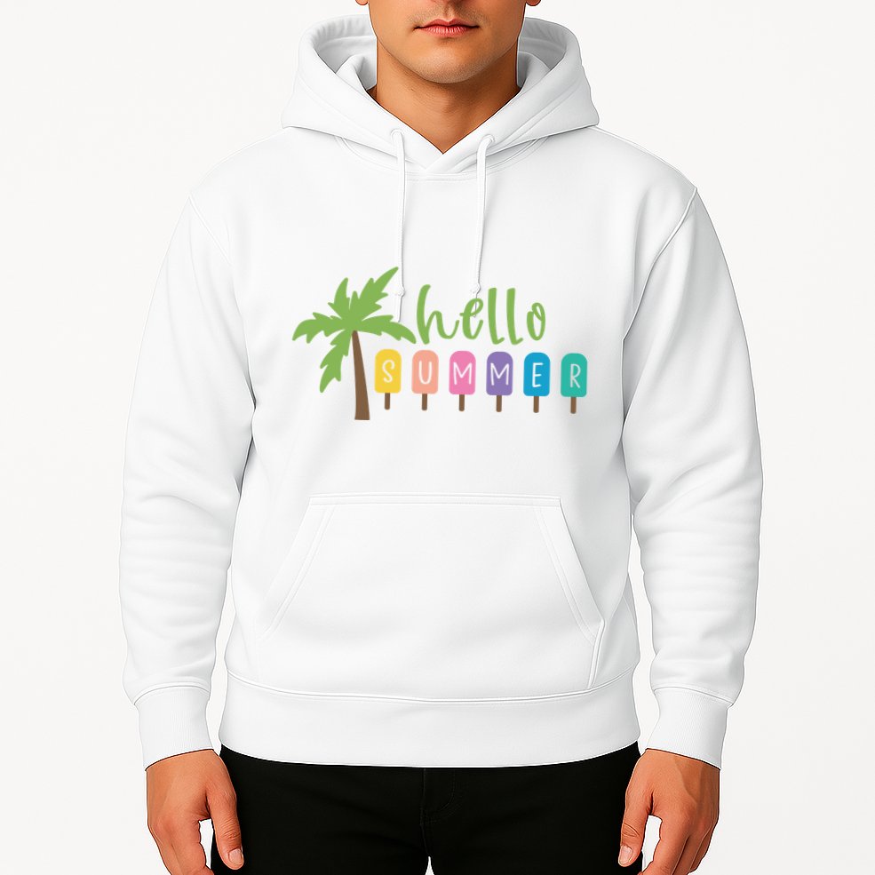 Hello Summer Popsicles Tropical Hoodie