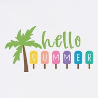 Hello Summer Popsicles Tropical Bucket Hat