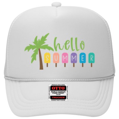 Hello Summer Popsicles Tropical Trucker Hat