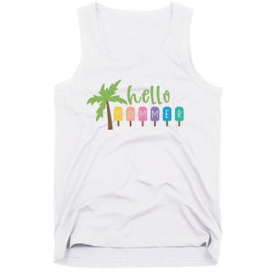 Hello Summer Popsicles Tropical Tank Top