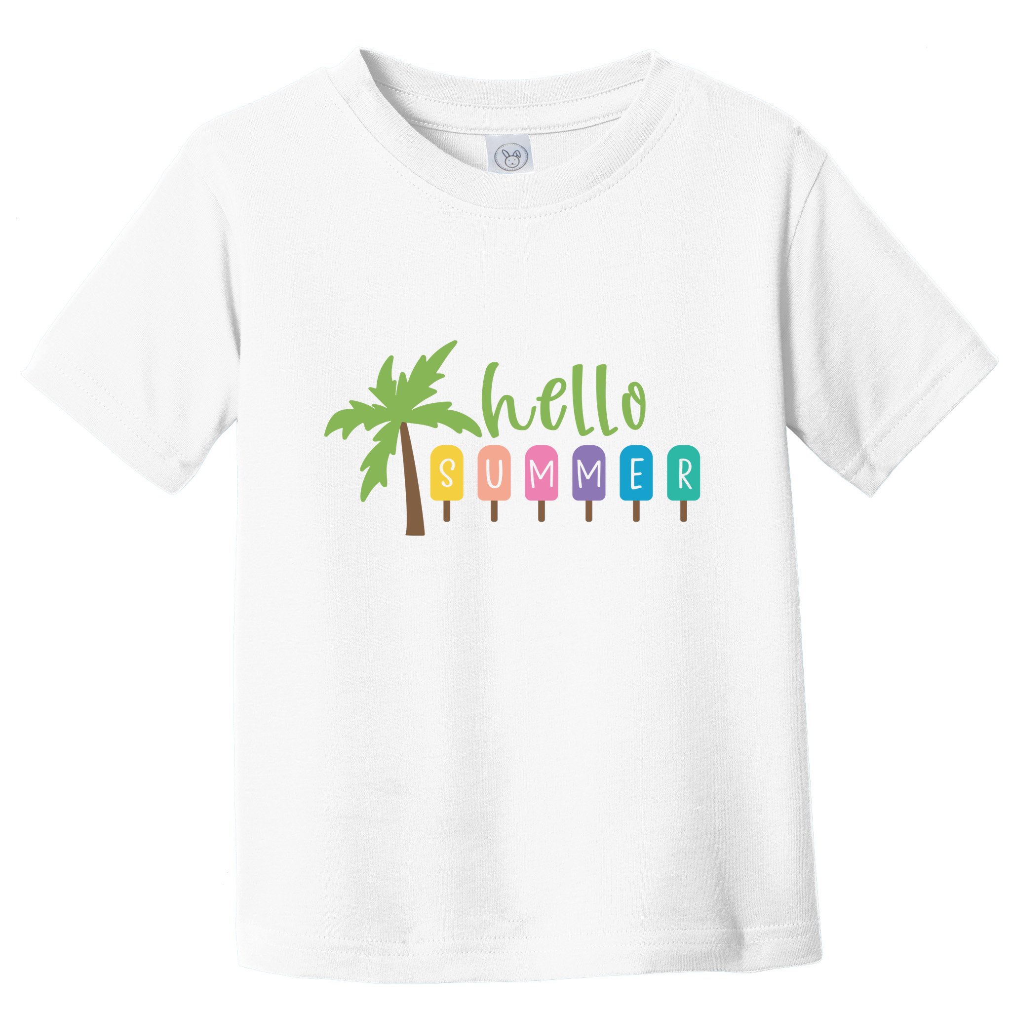 Hello Summer Popsicles Tropical Toddler T-Shirt