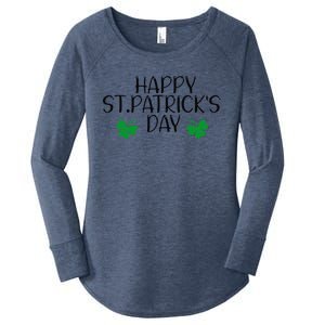 Happy Saint Patrick's Day Lucky Charm Paddy's Day March 17 Day Women's Perfect Tri Tunic Long Sleeve Shirt