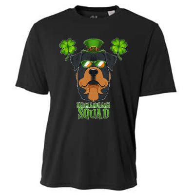 happy St. Patricks Day Rottweiler Shenanigans apparel Cooling Performance Crew T-Shirt