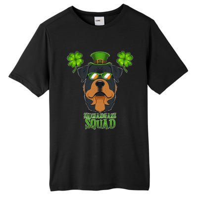 happy St. Patricks Day Rottweiler Shenanigans apparel Tall Fusion ChromaSoft Performance T-Shirt