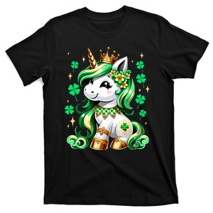 Happy St Patrick Day Irish Unicorn Lepricorn T-Shirt