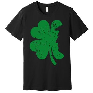 Happy St Patricks Day Clover Leaf Trump Distressed Premium T-Shirt