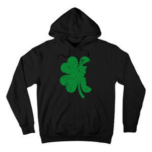 Happy St Patricks Day Clover Leaf Trump Distressed Tall Hoodie