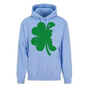 Happy St Patricks Day Clover Leaf Trump Distressed Unisex Surf Hoodie