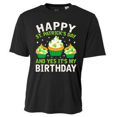 Happy St Patricks Day Birthday Saint Paddys Cooling Performance Crew T-Shirt