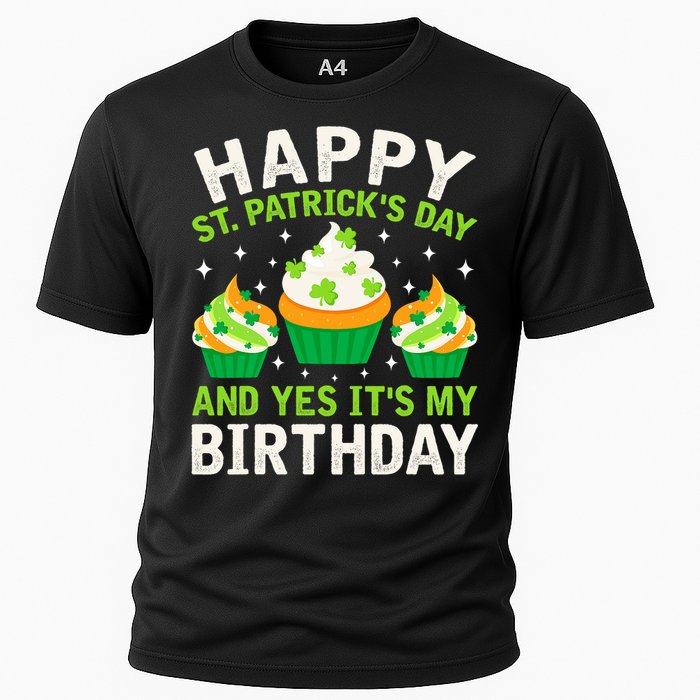 Happy St Patricks Day Birthday Saint Paddys Cooling Performance Crew T-Shirt