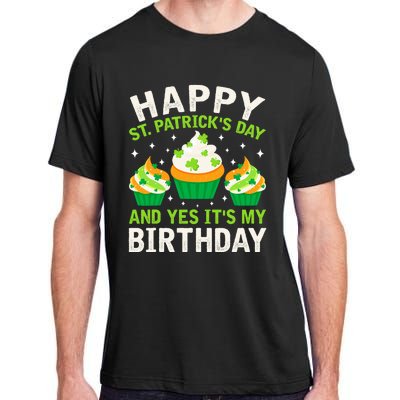 Happy St Patricks Day Birthday Saint Paddys Adult ChromaSoft Performance T-Shirt