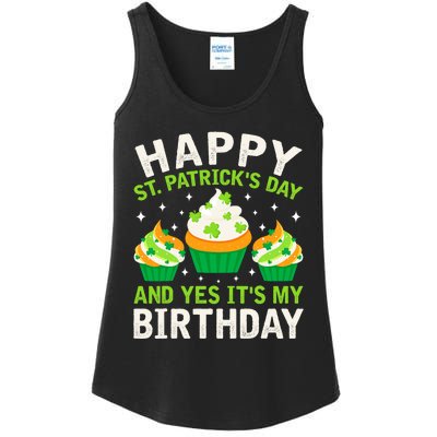 Happy St Patricks Day Birthday Saint Paddys Ladies Essential Tank