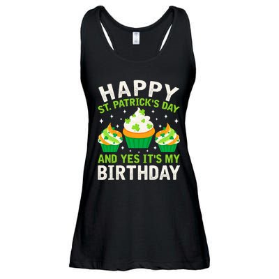 Happy St Patricks Day Birthday Saint Paddys Ladies Essential Flowy Tank