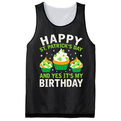 Happy St Patricks Day Birthday Saint Paddys Mesh Reversible Basketball Jersey Tank