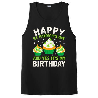 Happy St Patricks Day Birthday Saint Paddys PosiCharge Competitor Tank