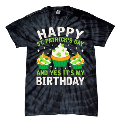 Happy St Patricks Day Birthday Saint Paddys Tie-Dye T-Shirt