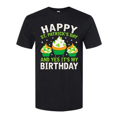 Happy St Patricks Day Birthday Saint Paddys Softstyle CVC T-Shirt