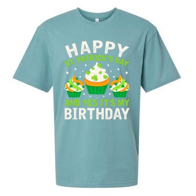 Happy St Patricks Day Birthday Saint Paddys Sueded Cloud Jersey T-Shirt