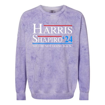 Harris Shapiro2024 President Kamala Harris 2024 Colorblast Crewneck Sweatshirt