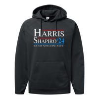 Harris Shapiro2024 President Kamala Harris 2024 Performance Fleece Hoodie