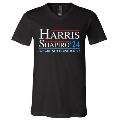 Harris Shapiro2024 President Kamala Harris 2024 V-Neck T-Shirt